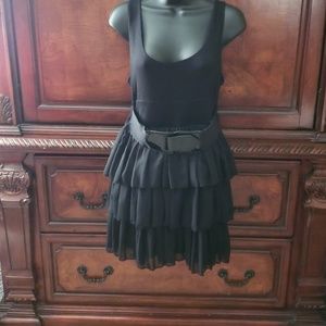 Ruffled Little Balck Dress